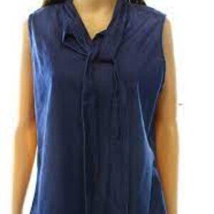 Nanette Lepore sleeveless with neck bow top